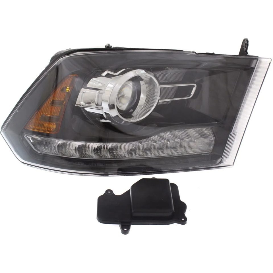 Ultimate Easy-Clean Headlight For 2016-2018 Ram 1500 Passenger Side Chrome