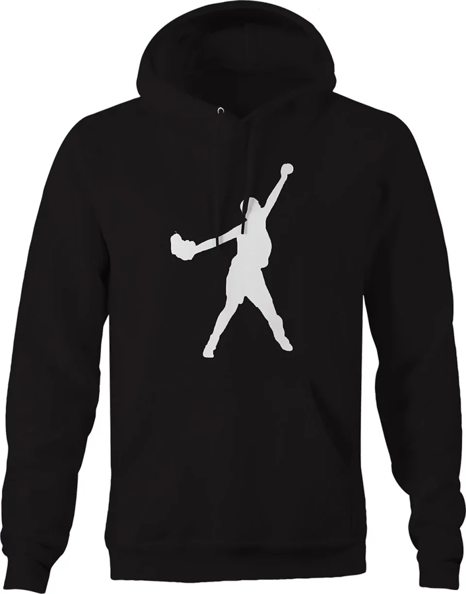 Dining Baking Fast Pitch Softball Sweatshirt for Men Small Black