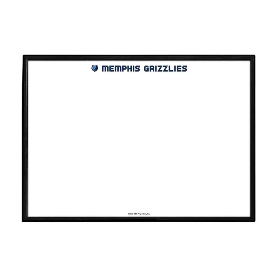 Easy-Clean Memphis Grizzlies: Framed Dry Erase Wall Sign