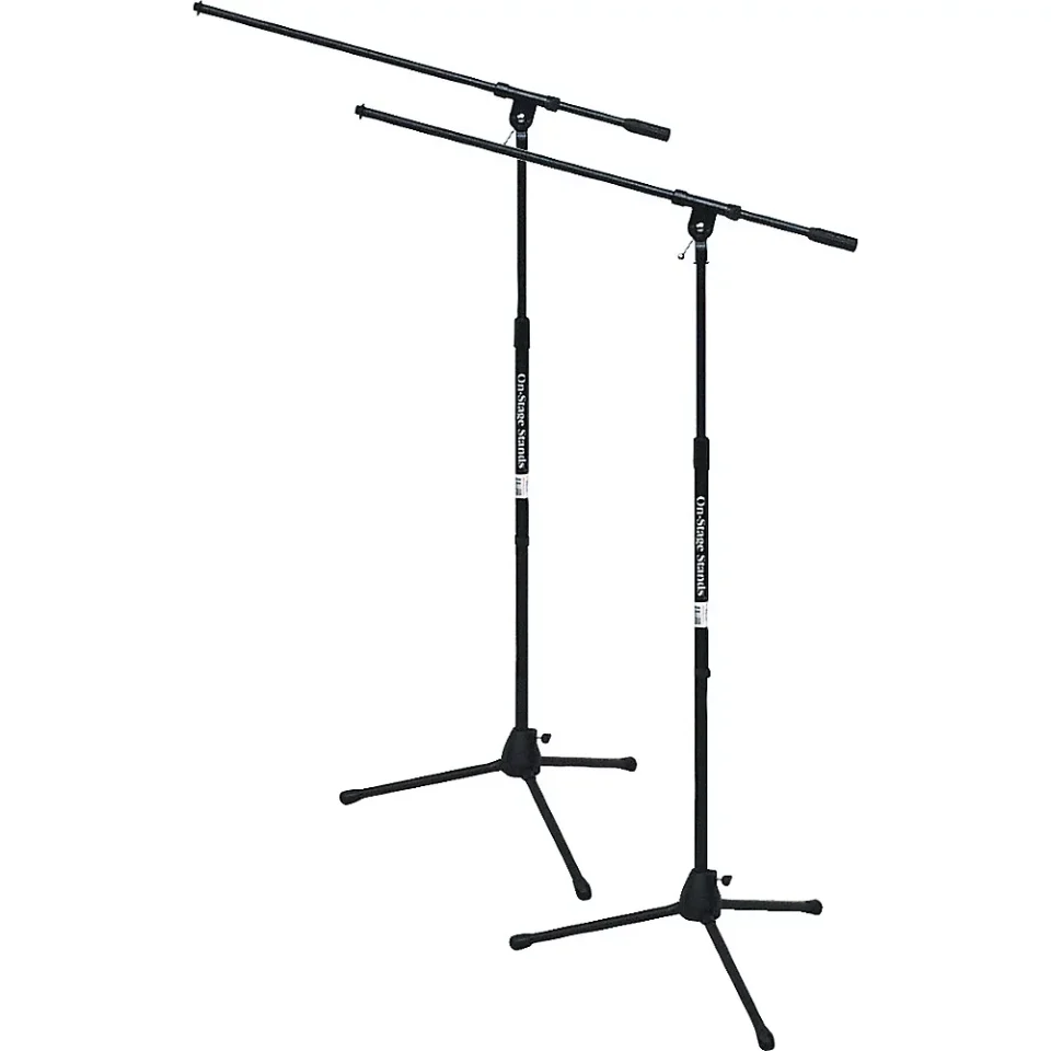 Cooking On-Stage Tripod Mic Stand with Boom 2-Pack
