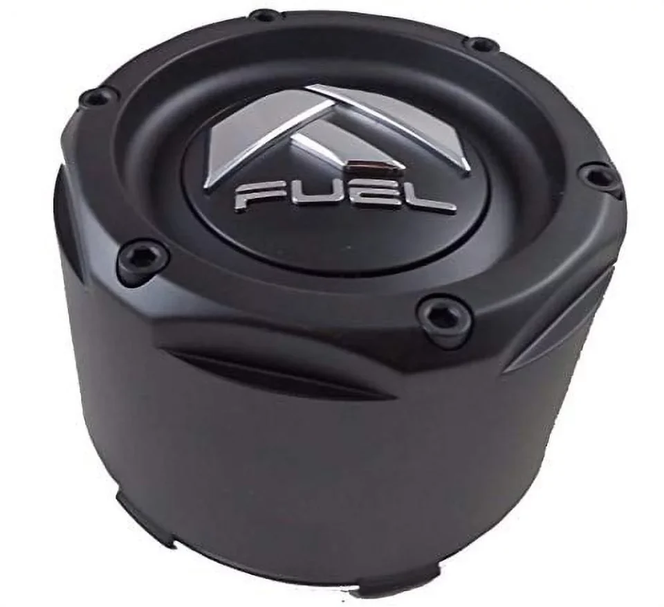 Stainless Steel Dining Fuel Matte Black Custom Wheel Center Caps Set of Four (4) 1003-49MB