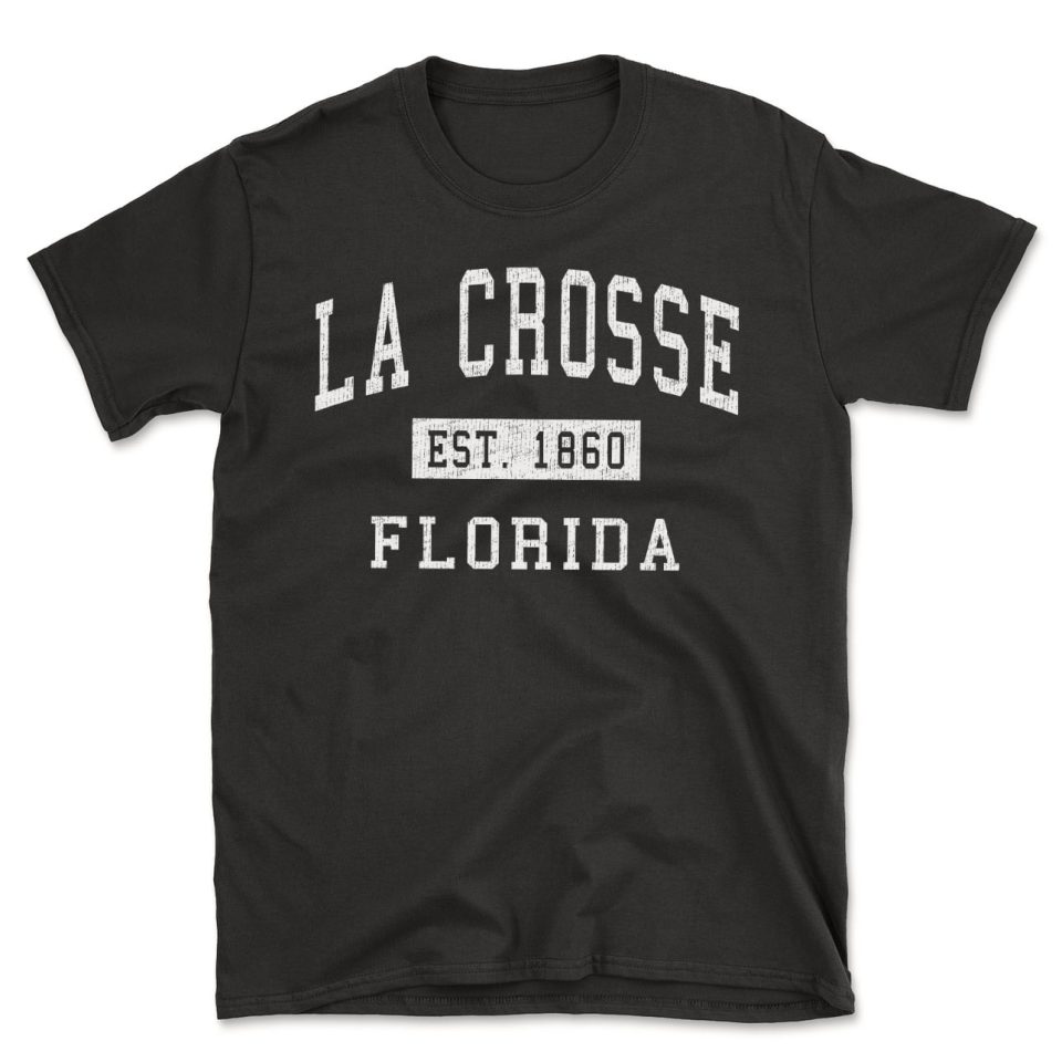 Premium Portable La Crosse Florida Classic Established Men's Cotton T-Shirt