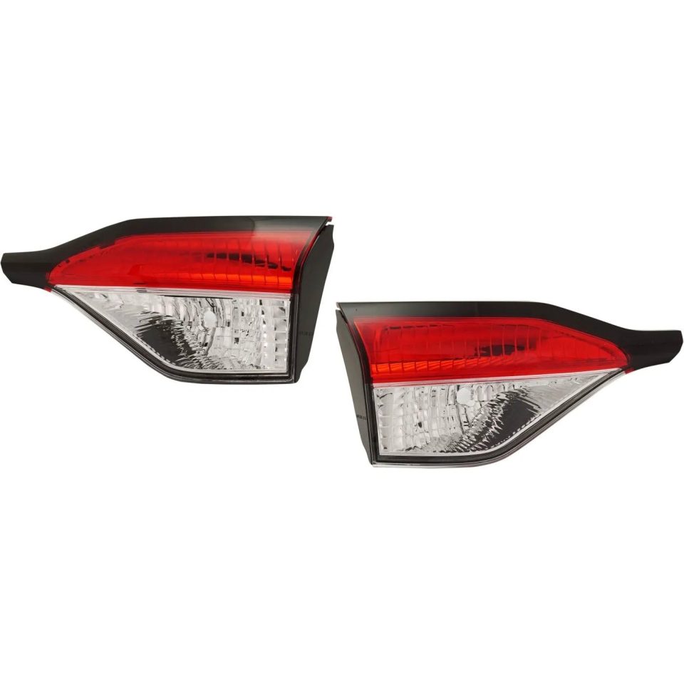 Glossy Space-Saving Tail Light Set For 2020-2022 Toyota Corolla Corolla LH/RH Inner w/ bulb Halogen