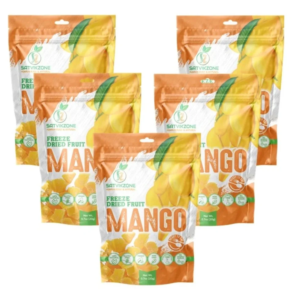 Value Top-Rated Freeze Dried Mango, 100% Natural, Ready-to-Eat Fruit Snack, Vegan, Non GMO, No added Sugars