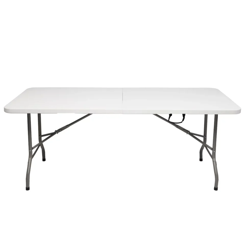 Essential 6FT Outdoor Courtyard Foldable Long Table - Versatile and Durable Folding Table for Outdoor Entertainment