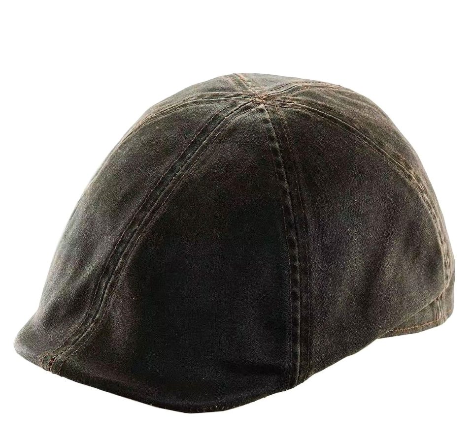 Cast Iron Stetson Men's Brown Ivy Cap, S/M