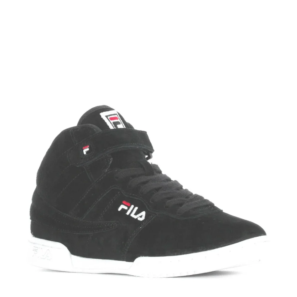 Multi-Purpose FILA F-13 F-BOX MID PREMIUM SUEDE SPORTS SNEAKERS WOMEN SHOES BLACK SIZE 10 NEW