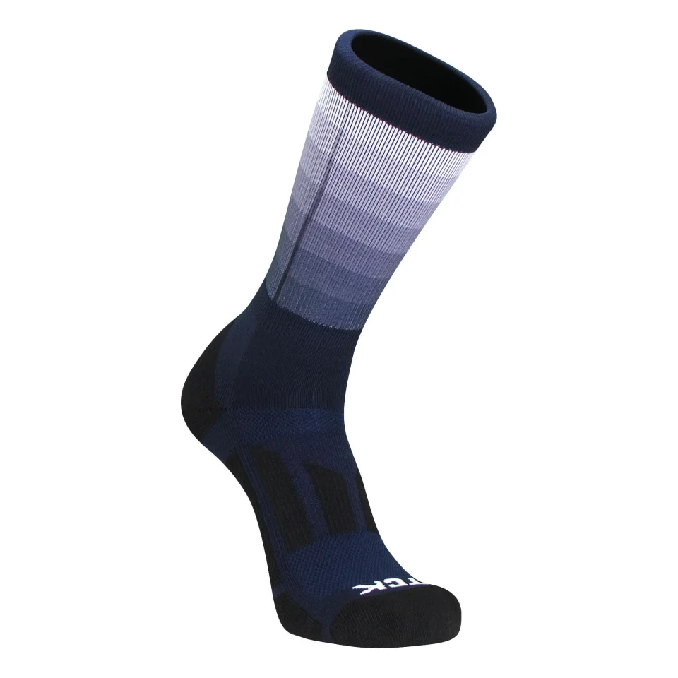 Select TCK Sublimated Fade Basketball Socks (Navy Blue, Small)