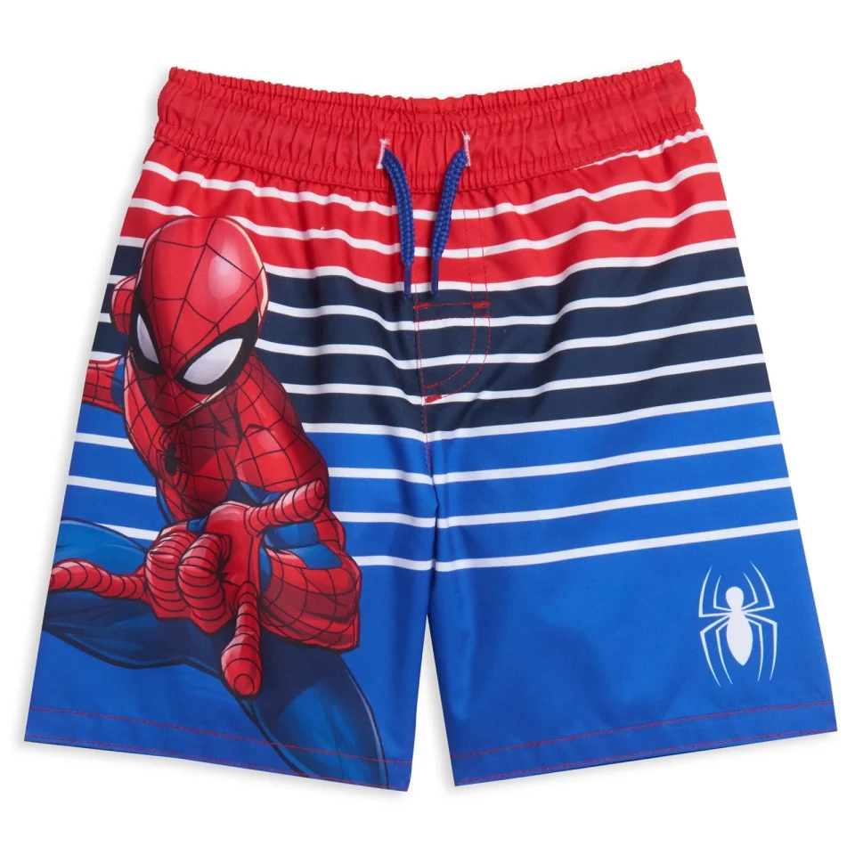 Ceramic Kitchen Marvel Spider-Man Little Boys Swim Trunks Bathing Suit Blue 5-6