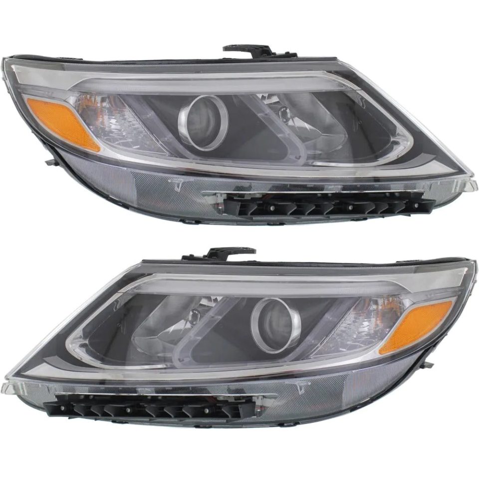 Lightweight Dining Halogen Headlight Set Left and Right For 2014-2015 Kia Sorento LX Model